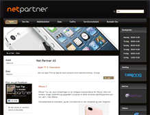 Tablet Screenshot of net-partner.no
